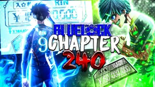 THE NEW RANKINGS ARE CRAZYYY! | Blue Lock Manga Chapter 240 Review