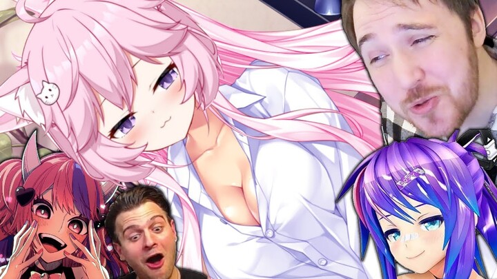 EVERYONE ROMANCING NYANNERS - Nekopara Highlights ft Nyanners, Ironmouse, Nagzz & Melody