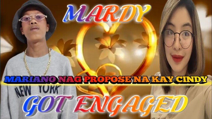 MARIANO G NAG PROPOSE NA KAY CINDY | NAPA SANA ALL AKO