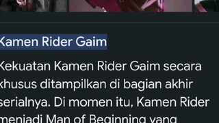 Decade : Pinjem bentar kekuatan nya bang😁 #Tokusatsuindonesia #Kamenridergaim #Kamenriderdecade