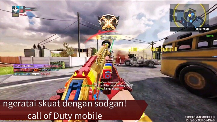 ngeratai skuat dengan sodgan! - call of Duty mobile