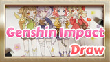 [Genshin Impact] Draw 4 Cute Charactors