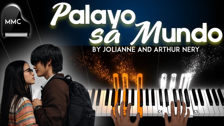 Palayo sa Mundo by Jolianne and Arthur Nery piano cover/tutorial + sheet music + lyrics