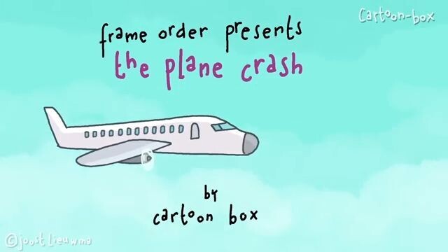 Plane Crash Landing  Cartoon Box 450  by Frame Order  Funny Animation