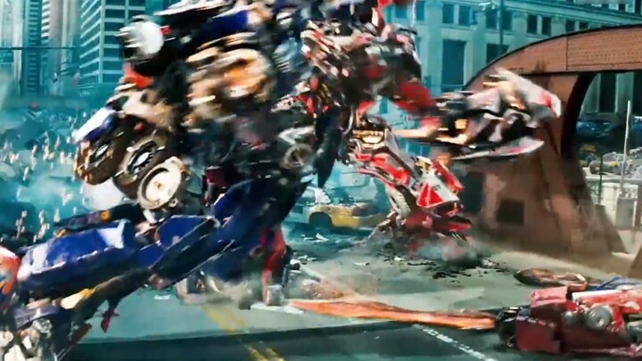 [Remix]Pertarungan Megatron & Optimus Prime di <Transformers>