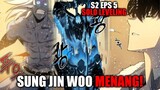 S2 Eps 5 Solo Leveling - Akhirnya Sung Jin Woo Mengalahkan Baruka & Keluar Dari Dungeon Merah!