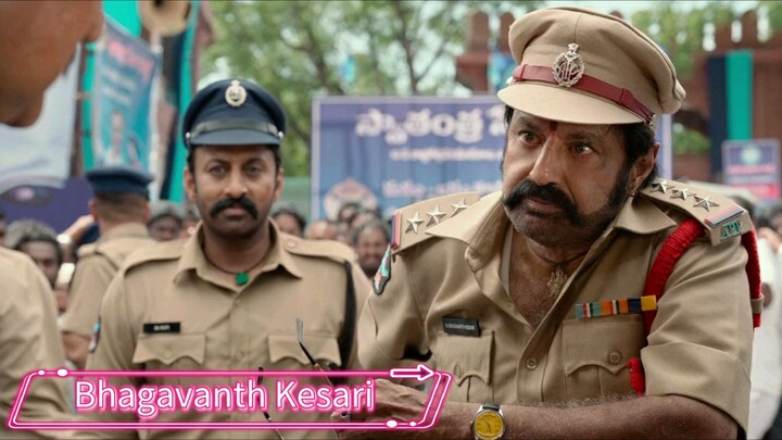 Bhagavanth Kesari | Action | Nandamuri Balakrishna, Sreeleela, Kajal Aggarwal, Hindi Dubbed Movie.