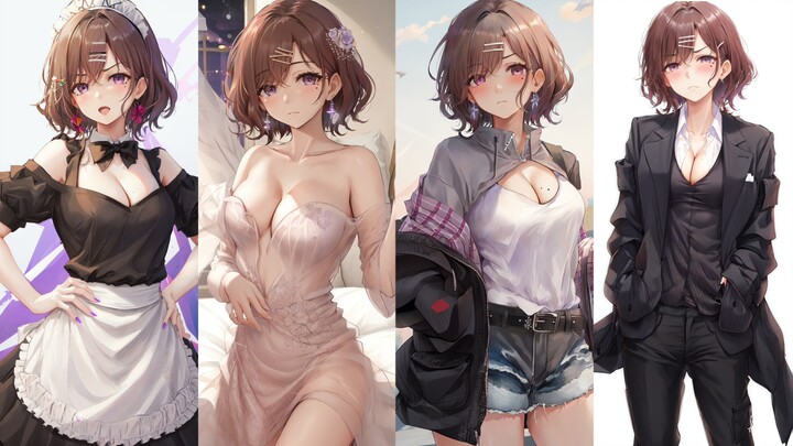 [AI Painting] Ms. Higuchi Enka is here——Enka Gathering