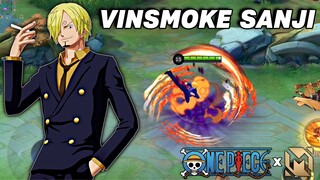 VINSMOKE SANJI w/ voice in Mobile Legends 😲