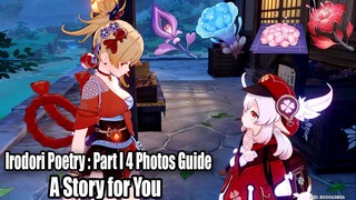 Irodori Poetry : Part I 4 Photos Guide - A Story for You Klee & Yoimiya Story Gameplay