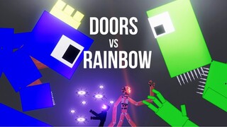 Roblox Doors vs Roblox Rainbow Friends (Mutant) - People Playground 1.26 beta