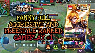 FANNY RANKED FULL AGGRESSIVE GAMEPLAY!!! | BY TERRY | MOBILE LEGENDS BANG BANG