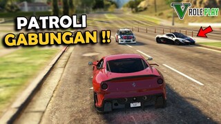 PATROLI GABUNGAN TERBESAR POLISI !! - GTA V ROLEPLAY INDONESIA