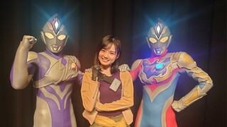 Dynas transforms into Ultraman Dynas for the first time on the spot!