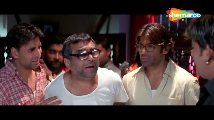 Paresh Rawal Comedy - अबे तोतले तेरे बीस लाख हम खा गए ले बाबा | Akshay Kumar | Sunil Shetty Comedy