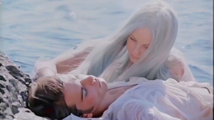 1976 Soviet–Bulgarian co-production “The Little Mermaid”: The mermaid rescues the prince who has fal