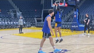 Klay ,Poole & Bjelica Practice Before Finals 🔥