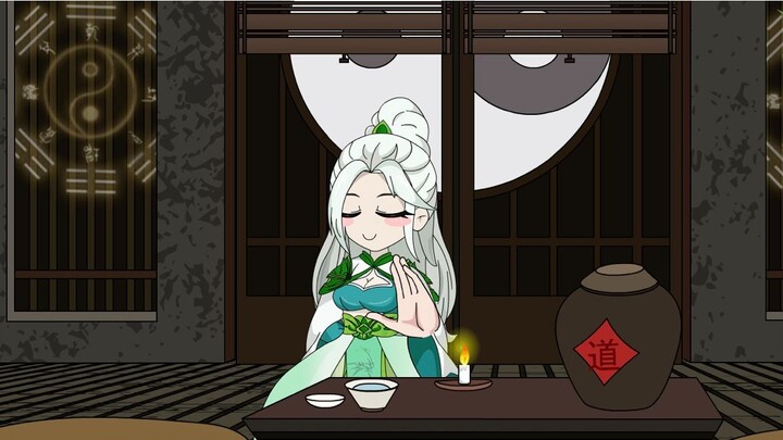 The Holy Maiden of the Demon Cult tried to suck my Yang energy, but I pushed her down.