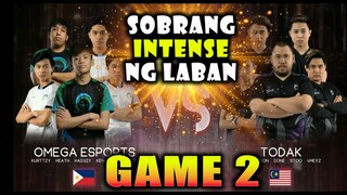 OMEGA ESPORTS VS. TODAK (GAME 2)| MLBB WORLD CHAMPIONSHIP | M2 GROUPSTAGE DAY 1 | MLBB