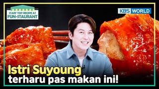 [IND/ENG] Istri Suyoung bilang suaminya yang terbaik pas makan ini | Fun-Staurant | KBS WORLD 240527