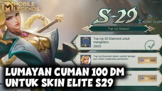 BURUAN COBAIN!! SKIN ELITE S29 SILVANA CUMAN 100DM | MOBILE LEGENDS BANG BANG