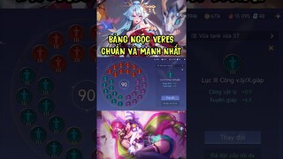 Bảng Ngọc Veres Mạnh và Chuẩn nhất Liên Quân #shorts #liênquânmobile