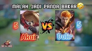 5 Akai Vs 5 Valir | MALAH JADI PANDA BAKAR AHAH🤣🤣🔥🔥