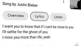 Ghost by  Justin  Bieber