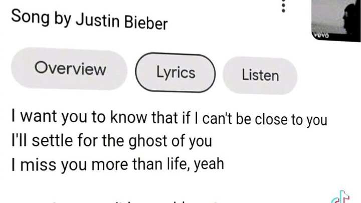 Ghost by  Justin  Bieber