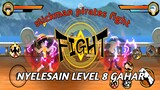 menyelesaikan level-level game stickman pirates fight