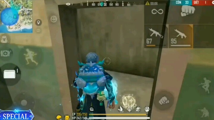 dùng tất cả đồ mài xanh để chơi rank