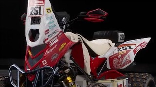 Quad Yamaha Raptor 700 in Dakar Desert Rally. Sonik team
