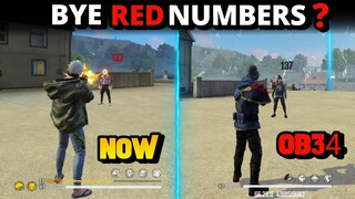NO MORE RED AFTER UPDATE 🤯 GARENA FREE FIRE