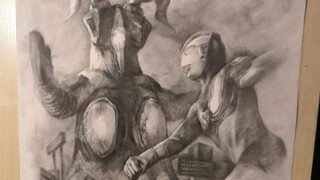 [Special Effects Painting] A recent extracurricular special effects painting work by an Ultraman fan