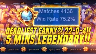 Fanny Auto Cable Hack?! Unkillable Fanny Gameplay by KingJasro | Top 1 Global Fanny Gameplay