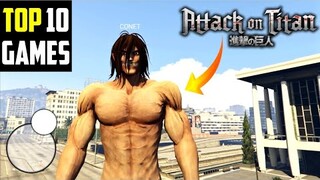 TOP 10 Attack on Titan Games for Android with download links