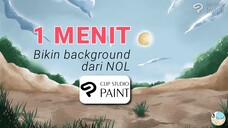 Proses Kreatif: 1 MENIT Pembuatan Background Animasi 2D Sederhana di CSP #clipstudiopaint