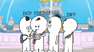 [MBTI Animation] If cute little girls with different personalities go to the amu*t park