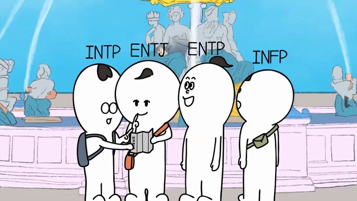 [MBTI Animation]Những cô nàng đáng yêu với nhiều tính cách khác nhau đi công viên giải trí