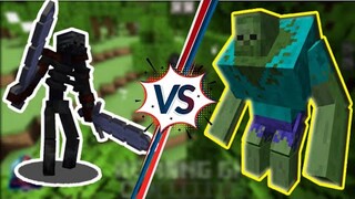 Mutan Lobe Zombie Vs Mutan Wither Skeleton Mob Battle Mod - Mods - Minecraft