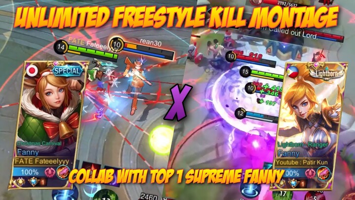 FANNY FREESTYLE KILL MONTAGE | COLLAB WITH TOP 1 SUPREME FANNY PATIR KUN | UNLIMITED CABLE | PH/INDO