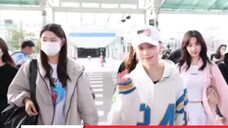 0802aespa departs for Hong Kong: Liu Zhimin makes her first appearance after recovering from illness