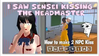 Sakura School Simulator | How To Make 2 NPCs KISS | Tutorial