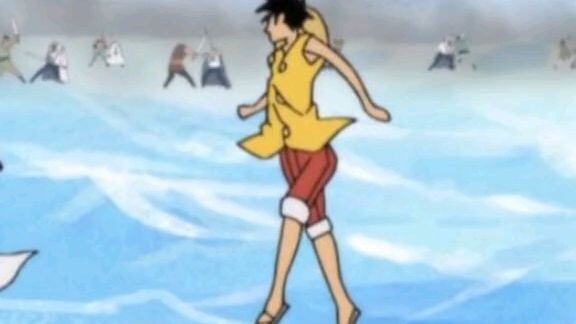 Momen Luffy saat di Pause