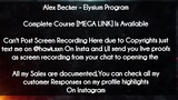 Alex Becker  course - Elysium Program download