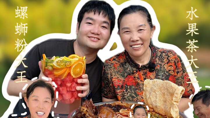 Mùa hè này ai mà từ chối được bát mì bò sống tự làm của bà tôi, lại còn kèm ly trà trái cây siêu to 