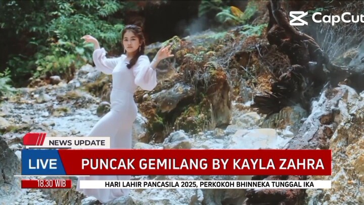 CONTOH RUNNING TEXT BERITA DI LAYAR TV BY CAPCUT