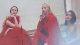 Dilireba, Anya Taylor-Joy Dior advertising behind-the-scenes