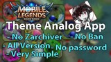 [Old] Analog Theme Changer App [Mobile Legends Analog Joysyick Controller] No Ban