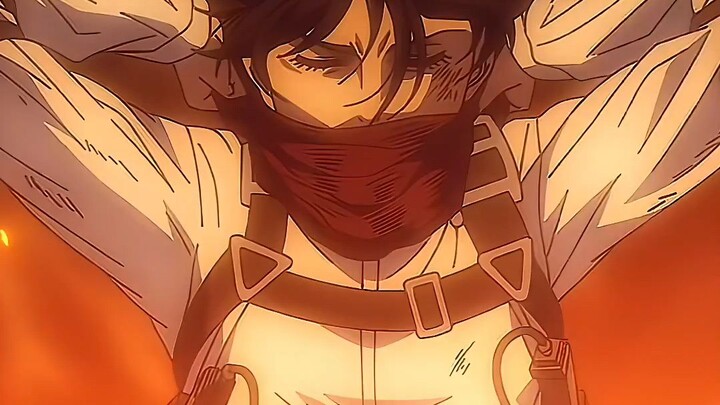 EREN X MIKASA (Last moment)